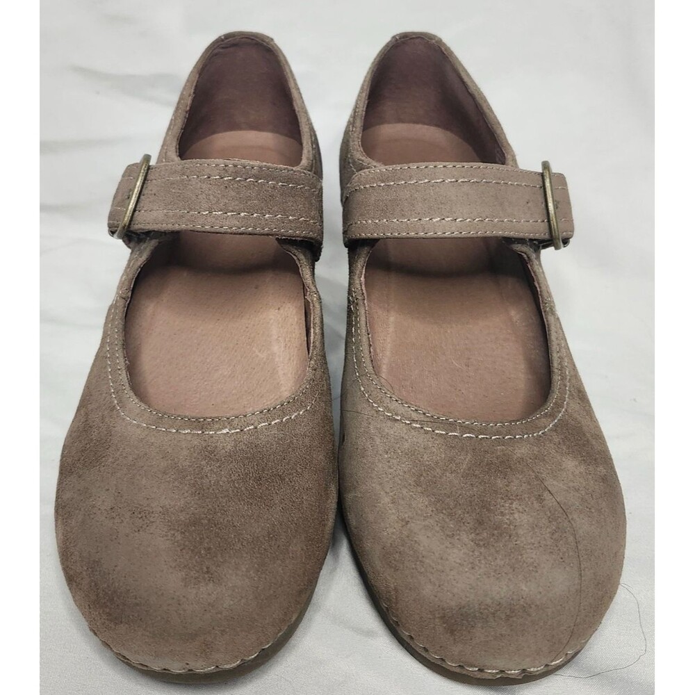 Dansko Sandy Morel Suede Wedge Mary Jane 39 US 8.5-9 Waterproof Comfort - Picture 2 of 8